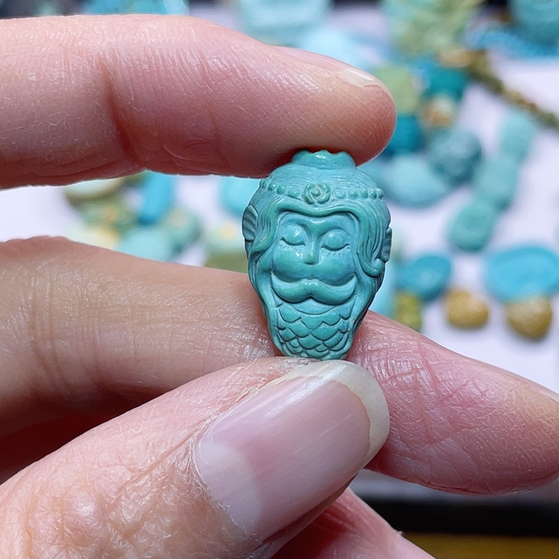 绿松石未镶嵌配饰