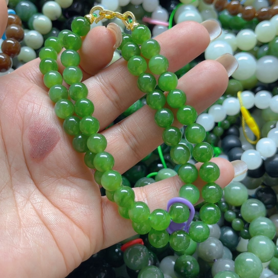 和田玉手链未镶嵌