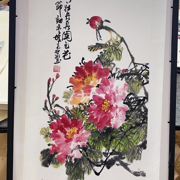 国画张圣敏先生纯手绘作品