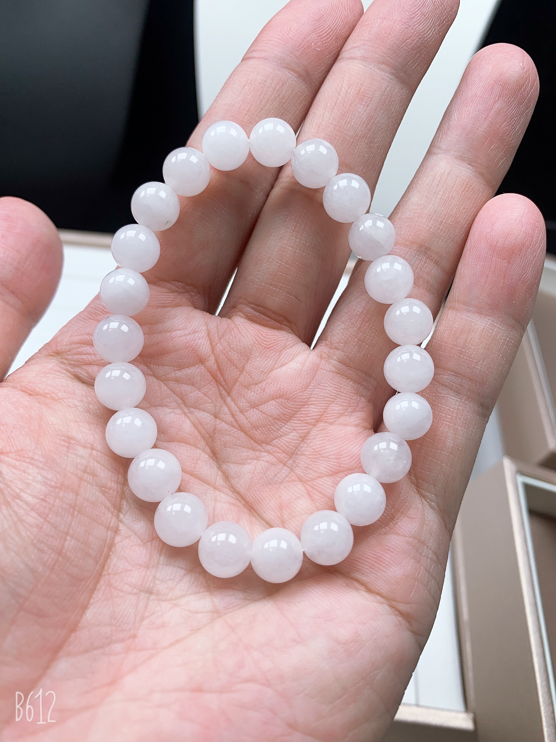 A12天然缅甸A货糯冰卡8手串随机发多样性