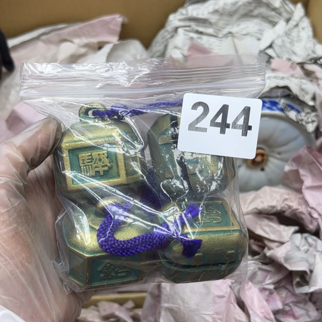 瓷片摆件工艺品摆件666 