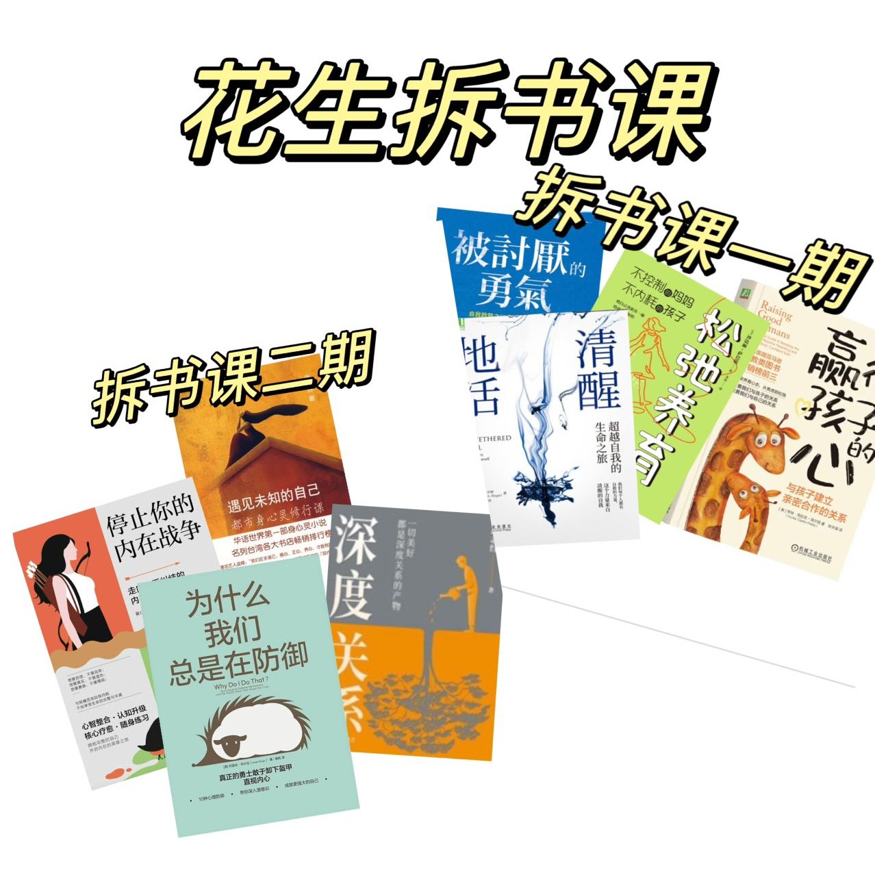给家长的拆书课一期二期组合