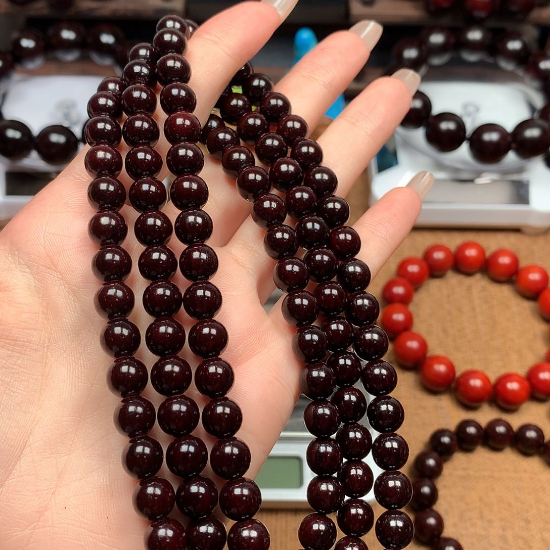 檀香紫檀（小叶紫檀）王*茶0.8带星