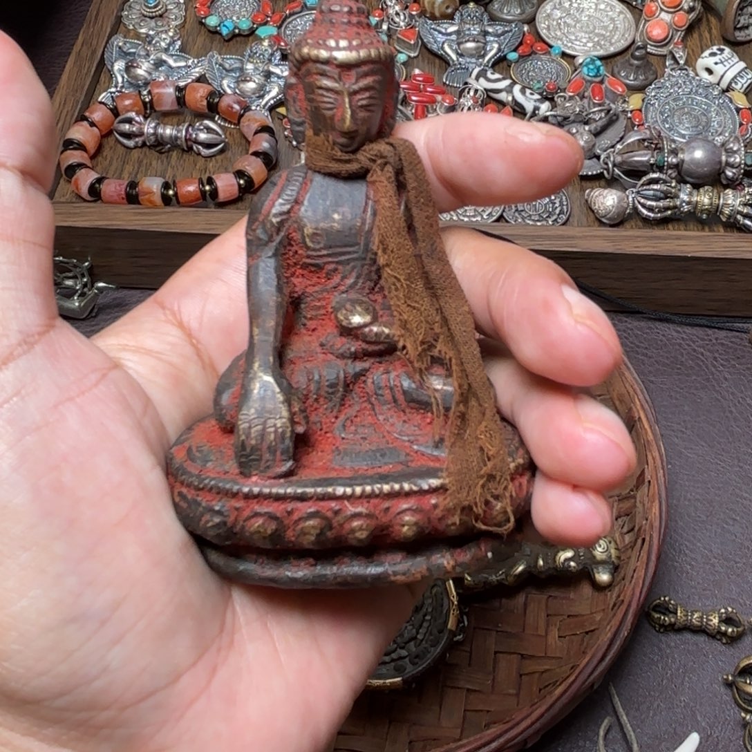 铜星月菩提吊坠项链