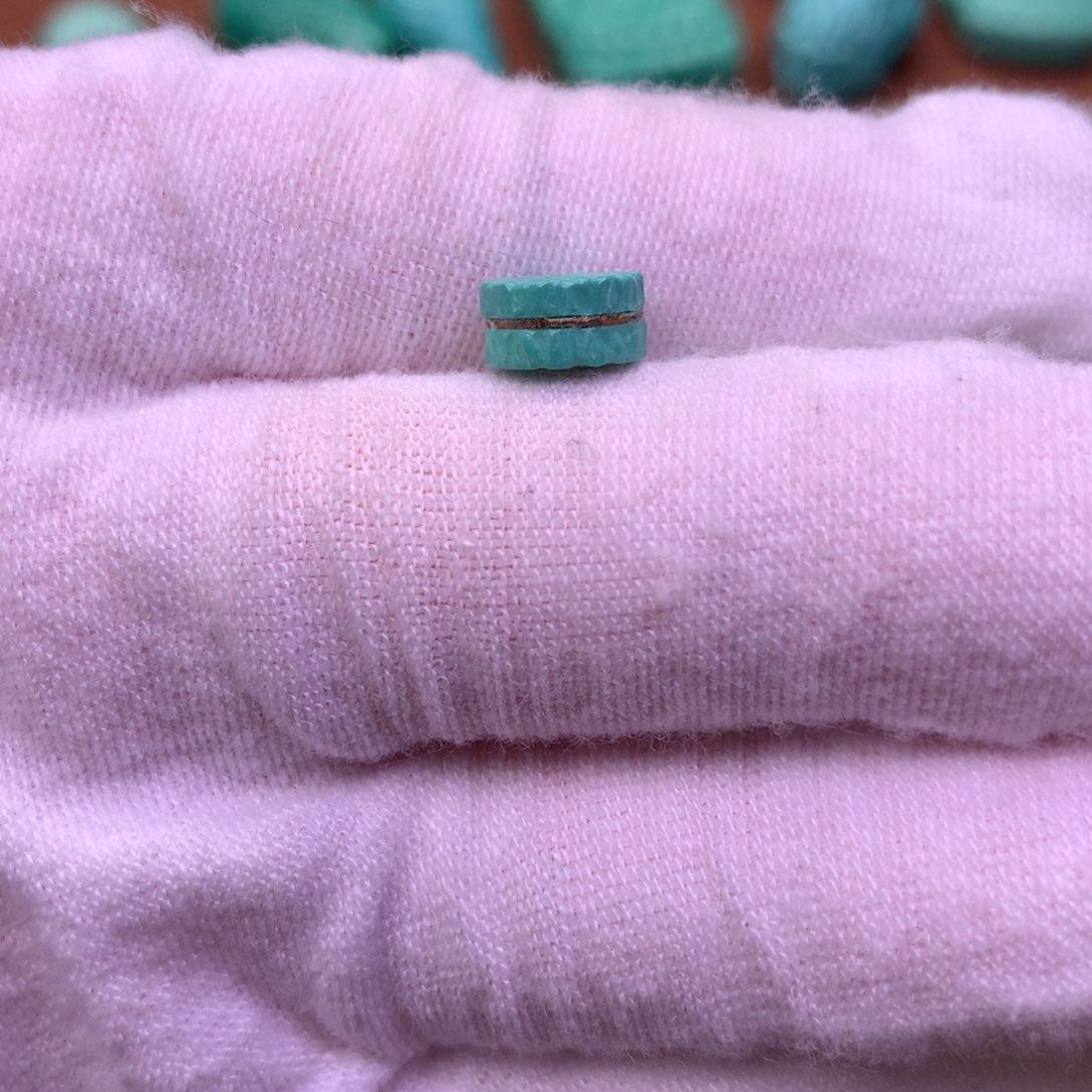 原生态散珠配珠金腰带直切隔珠卡8