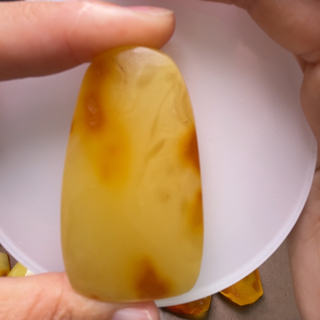 定制琥珀未镶嵌琥珀蜜蜡原石定制有瑕