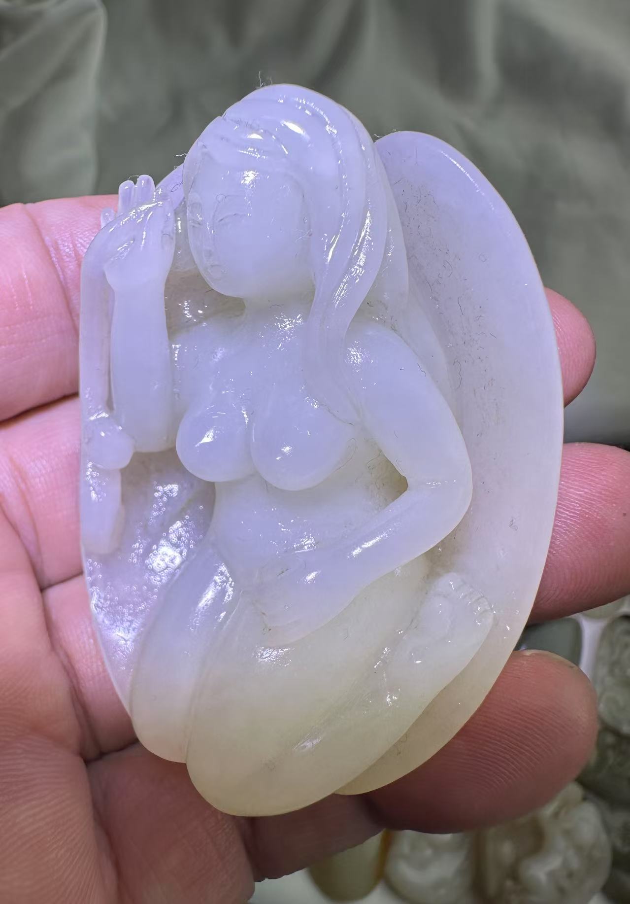 和田玉精品手把件