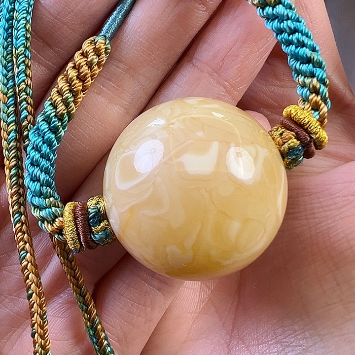 蜜蜡颈饰未镶嵌蜜蜡