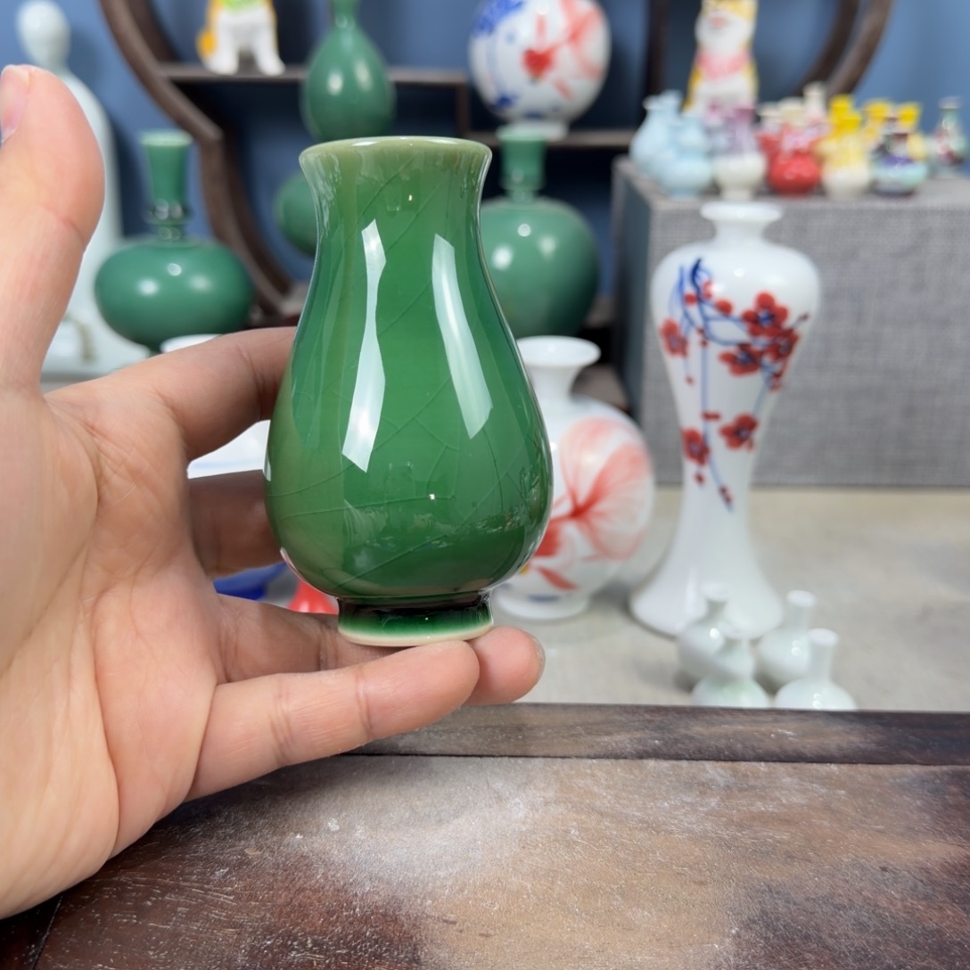 陶瓷手工小花器摆件