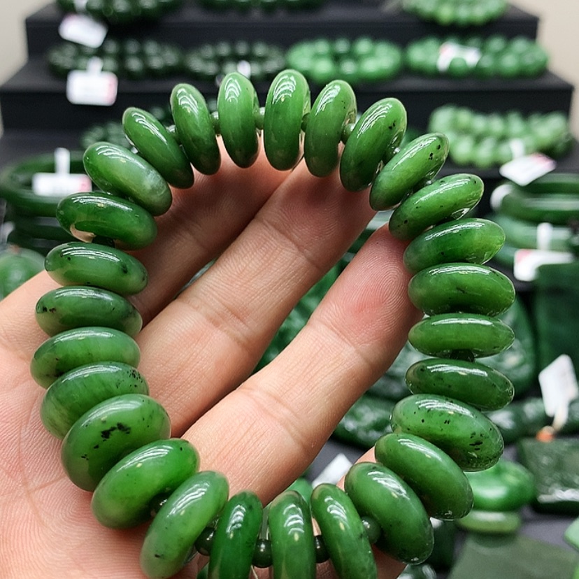 【闪购商品】和田玉（碧玉）手链未镶嵌