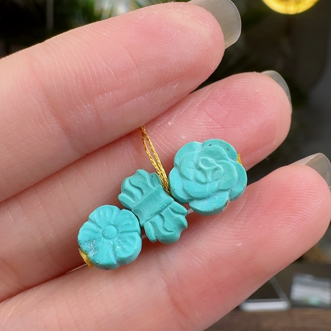 绿松石珠宝奇石未镶嵌