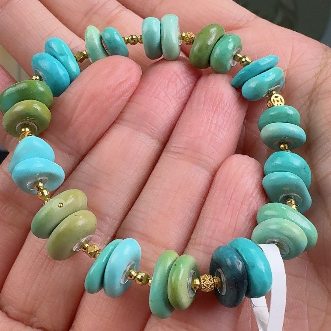 绿松石珠宝奇石未镶嵌