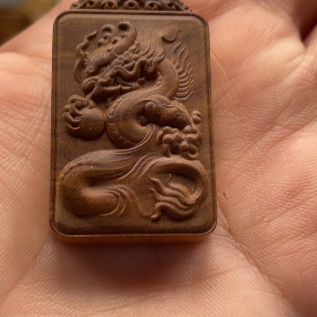 檀香木其他龙牌小号