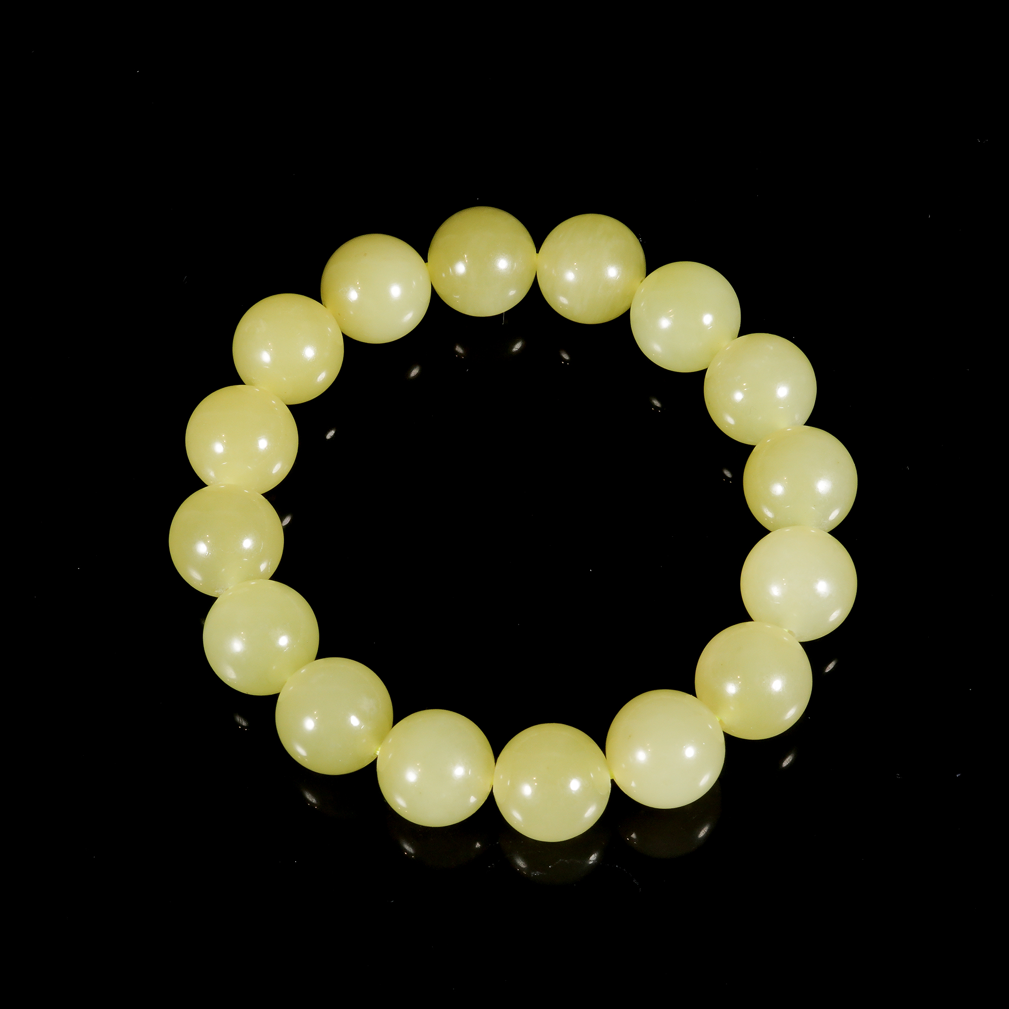 LOT.008和田玉手串/X3939