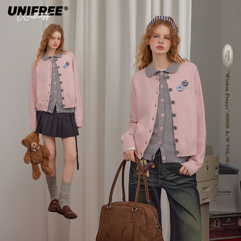 【芋总专属】UNIFREE针织衫新款保暖舒适U253N641P1P1