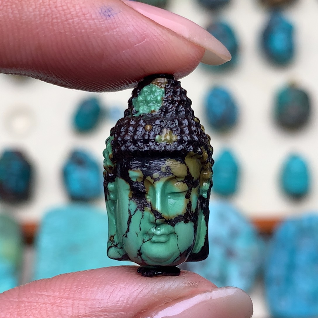 绿松石未镶嵌配饰