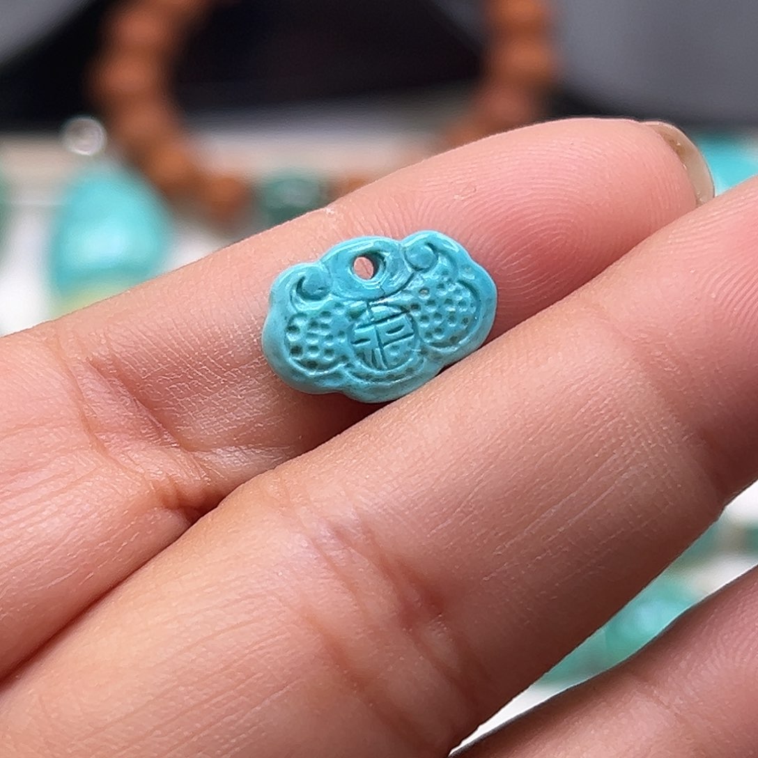 绿松石珠宝奇石未镶嵌点*