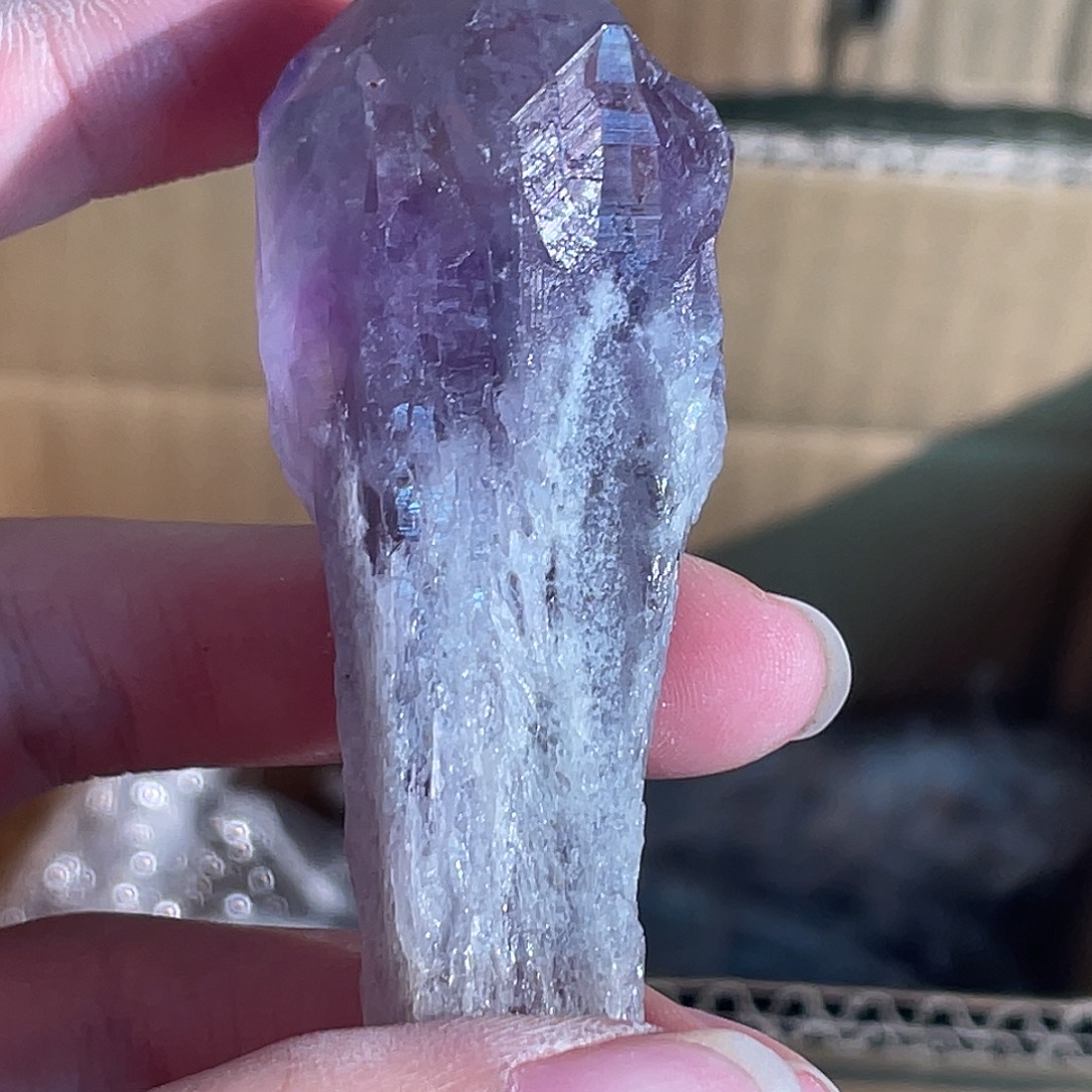 水晶手串未镶嵌紫水晶 46号