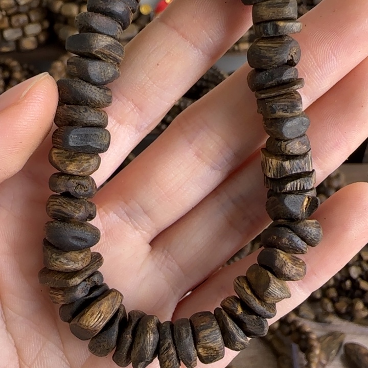 浅***光珠串奇楠沉香沉水壳子1.0规格11.86克