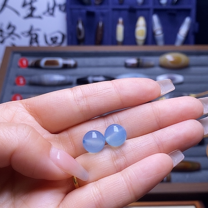 大***白玛瑙/玉髓未镶嵌颈饰