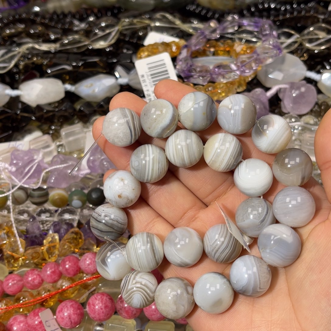 玛瑙/玉髓散珠波斯湾卡16