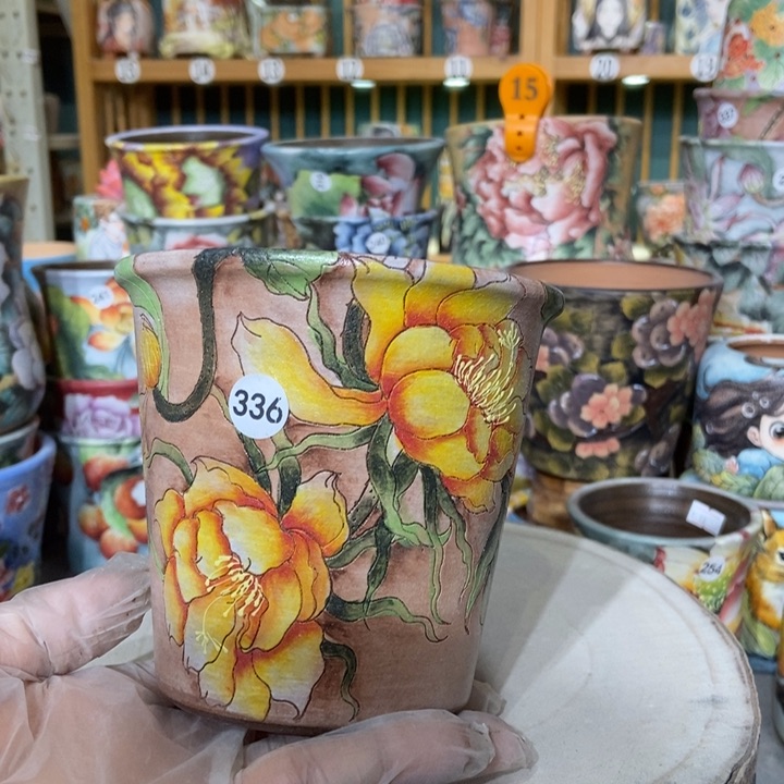 红陶景德镇艺术手绘作品