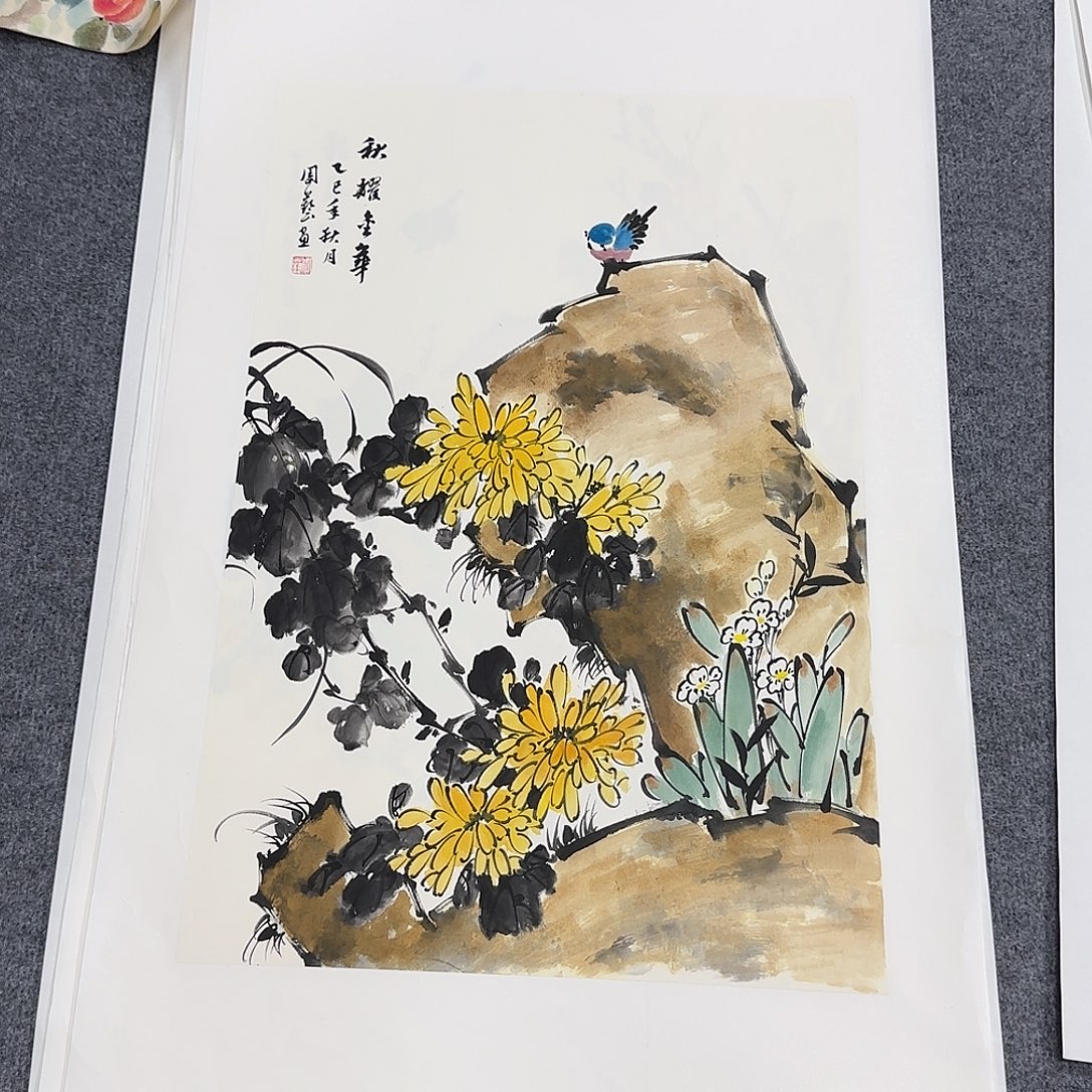 国画68*45纯手绘周艺