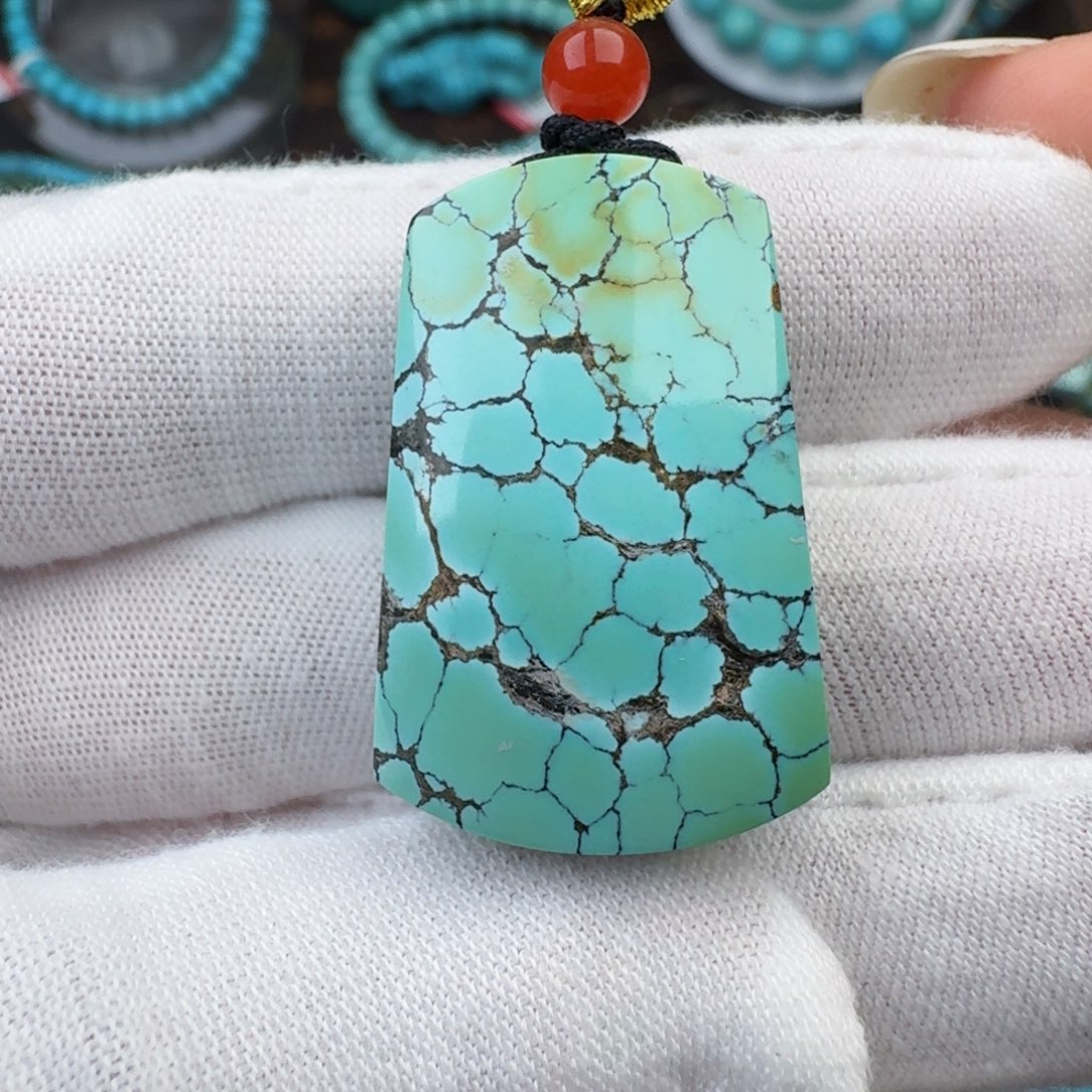 未镶嵌绿松石珠宝奇石h*