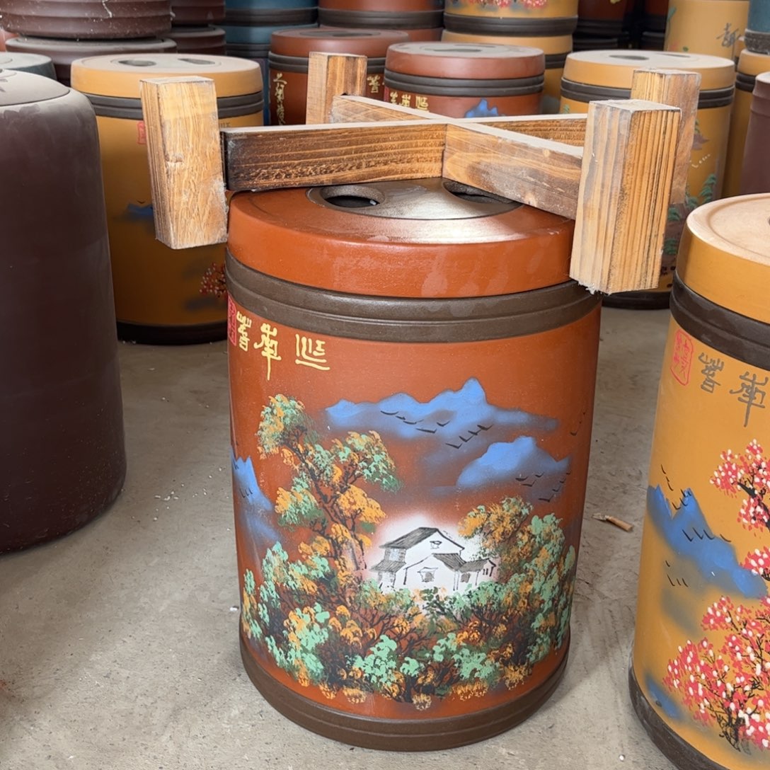 木***瓜茶叶罐紫砂23 饼茶叶罐