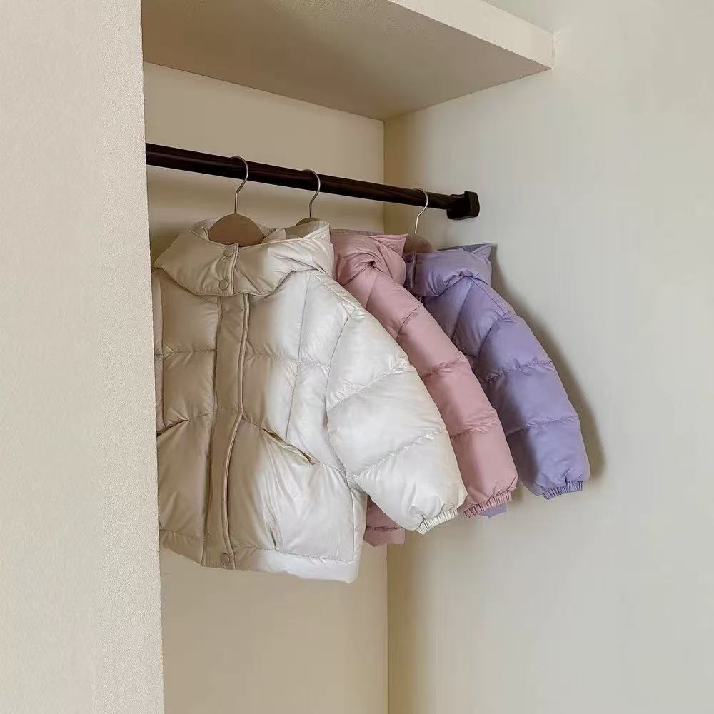 HHkids2025定制新款女童三防棉服儿童加厚棉衣儿童保暖外套DMF211