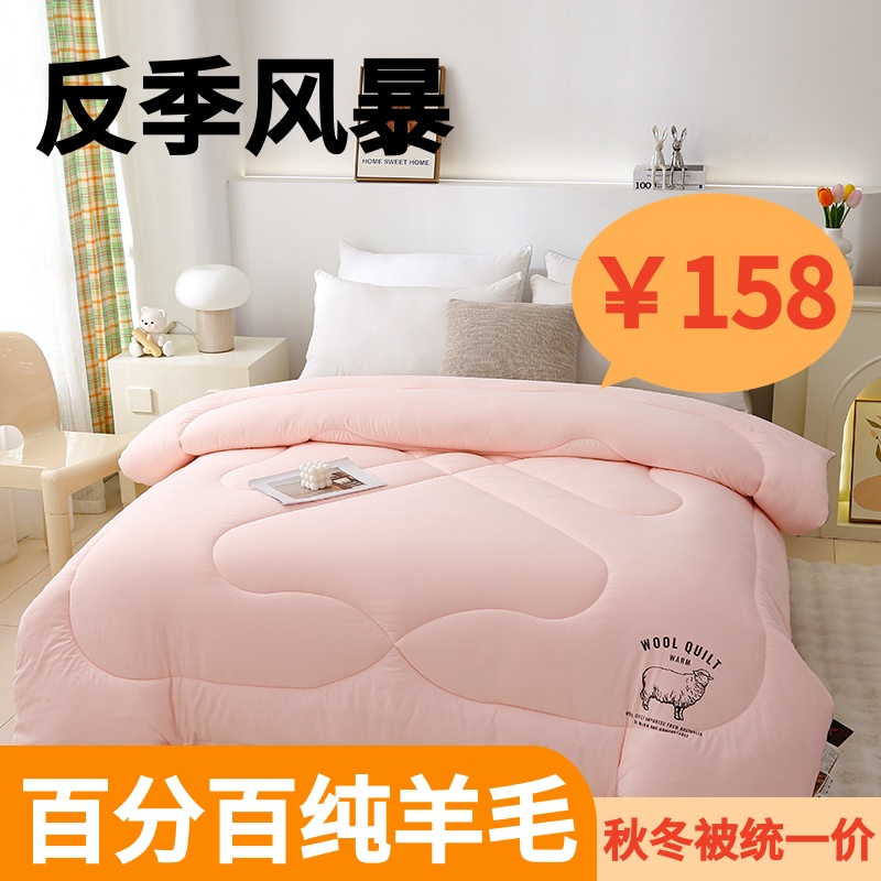 反季风暴  清货羊毛被  100%羊毛，5斤，7斤，8斤统一价格