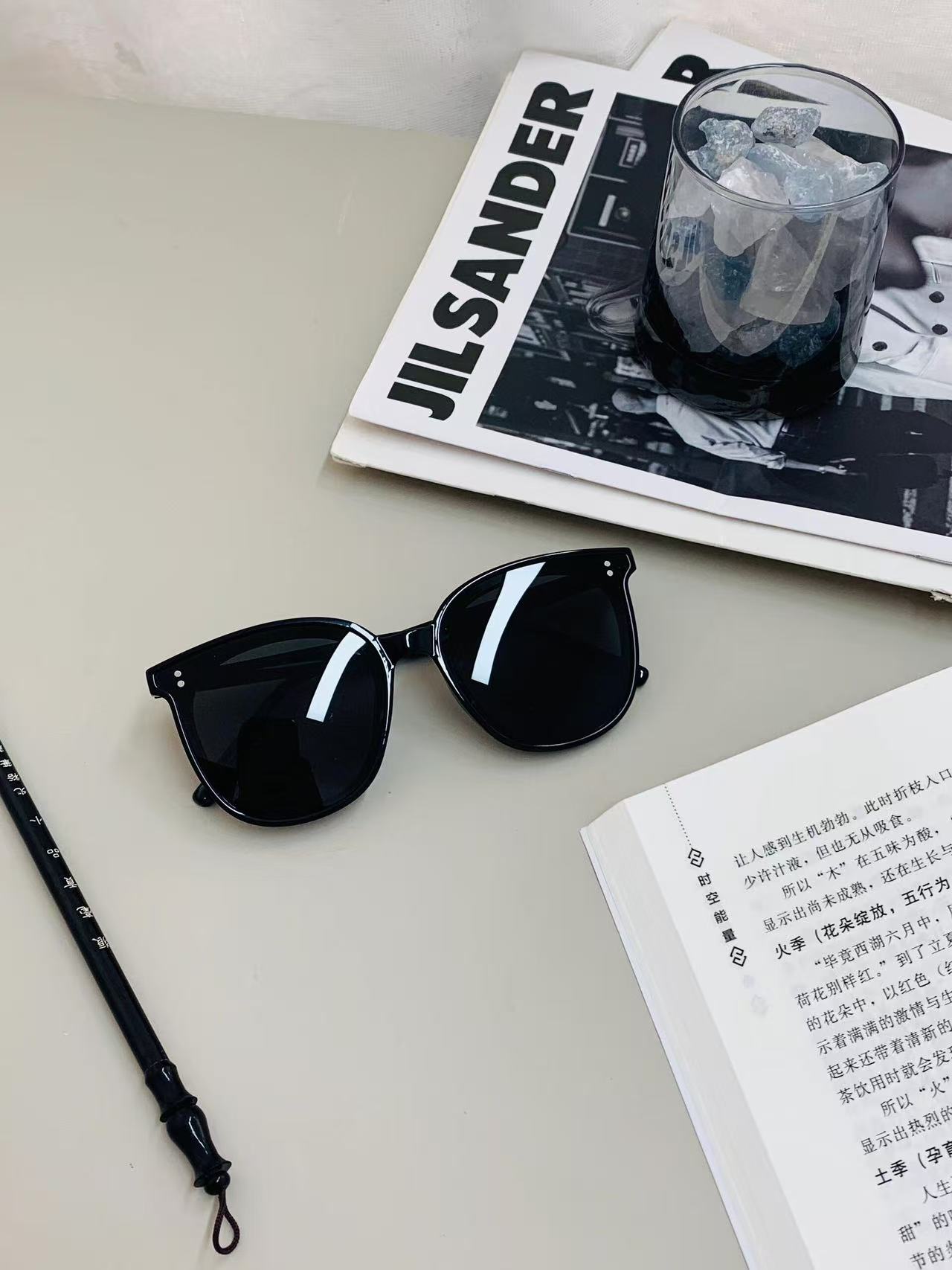 男士SL新款男款日夜两用复古简约帅气变色专用蓝光眼镜