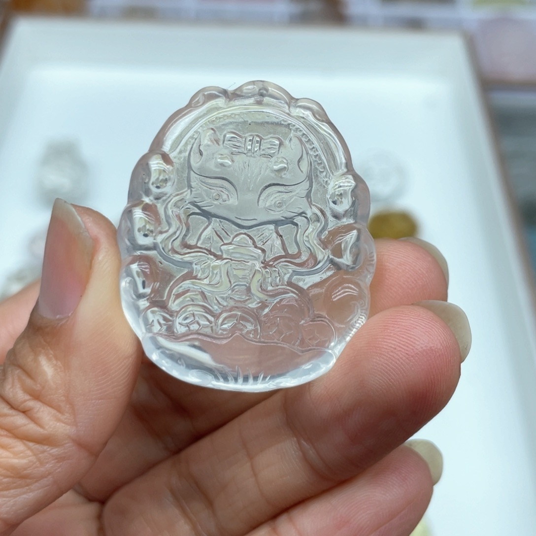 水晶吊坠(不含链)未镶嵌