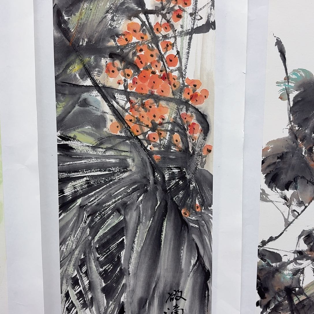 国画多次参加国内外书画