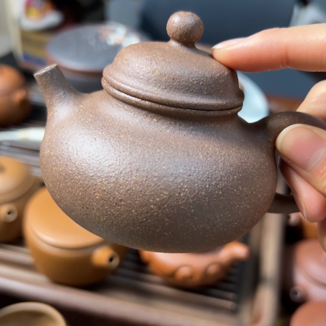 紫砂茶壶七**…五彩段泥容天160