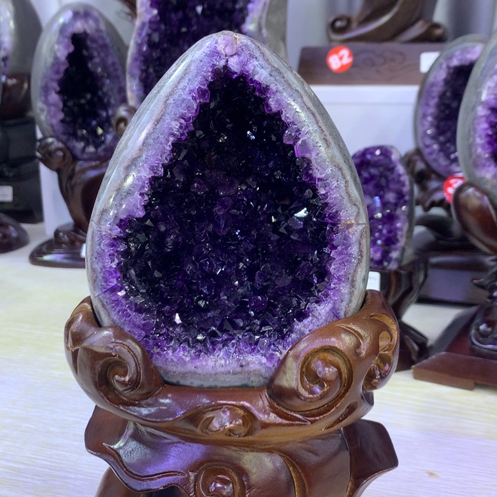 紫晶大型摆件（非配饰）未镶嵌蛋