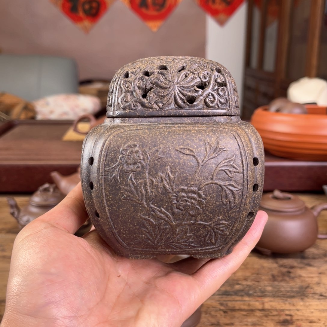 紫砂茶杯早期紫砂香炉
