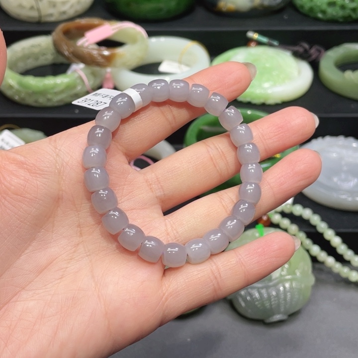 和田玉手镯58+圈口 编号23未镶嵌