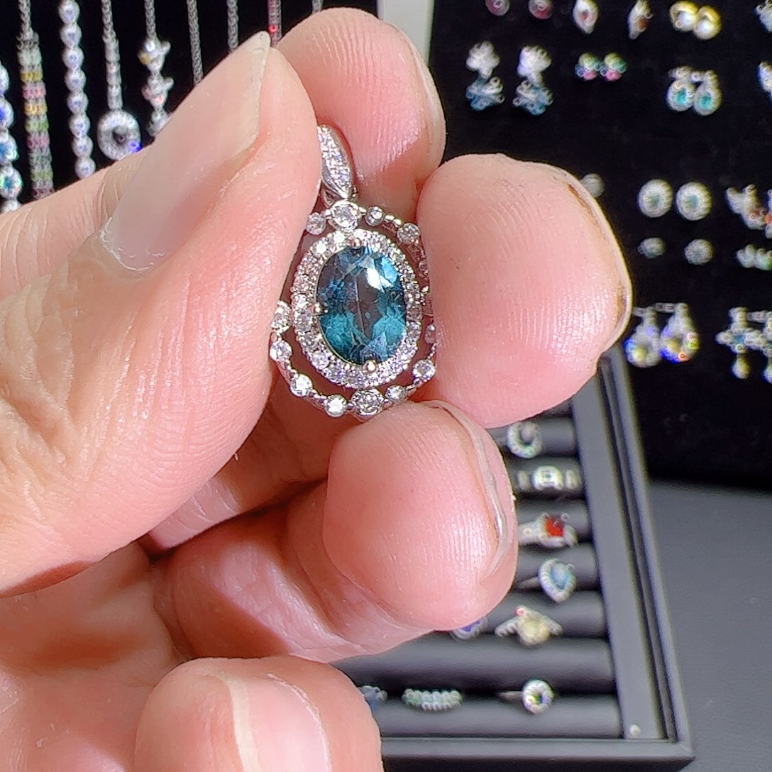 紫晶珠宝半成品银S925镶嵌