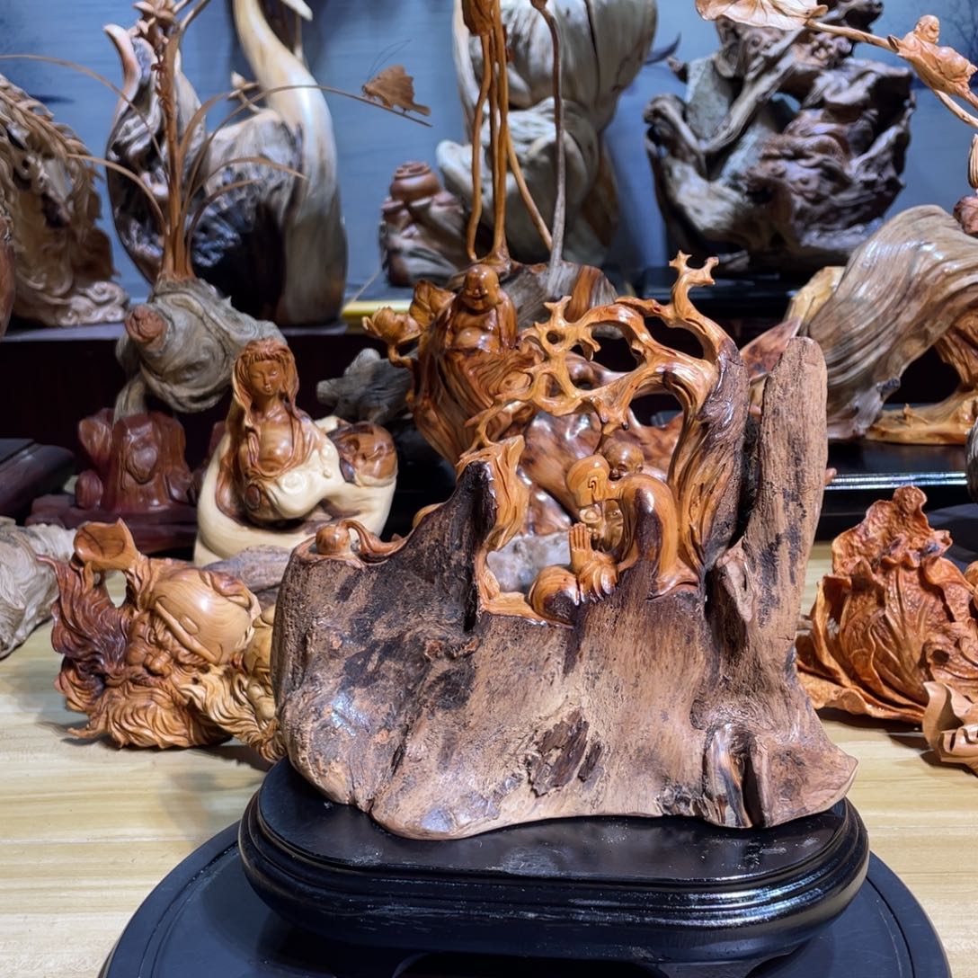 柏木太行崖柏工艺品