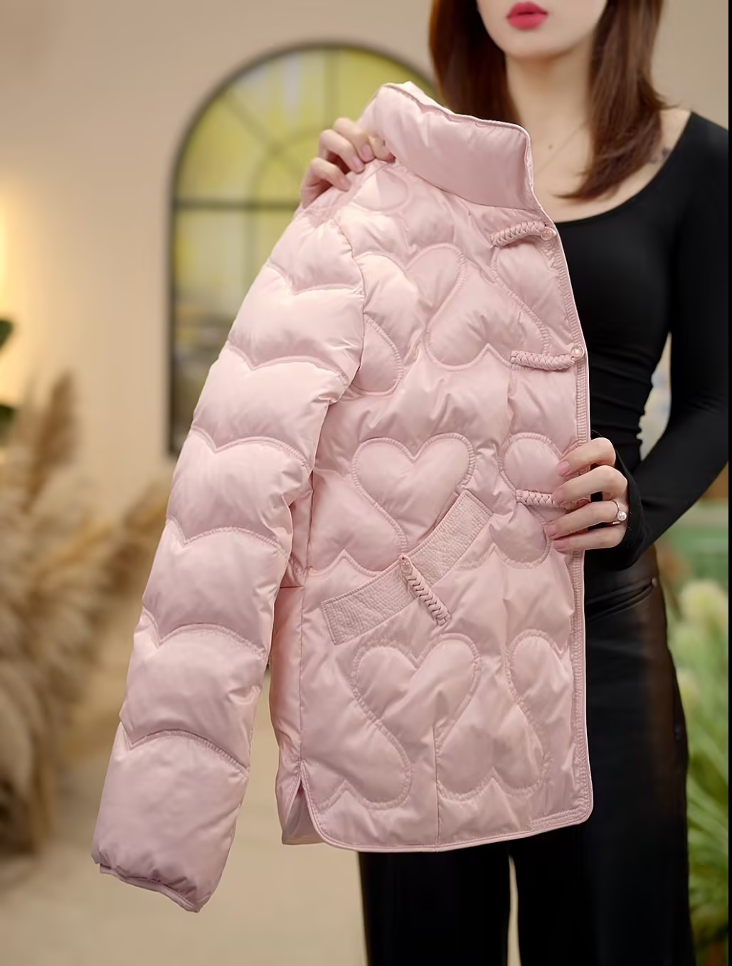 【MN】冬季新款时尚小香风显瘦设计感百搭保暖羽绒服