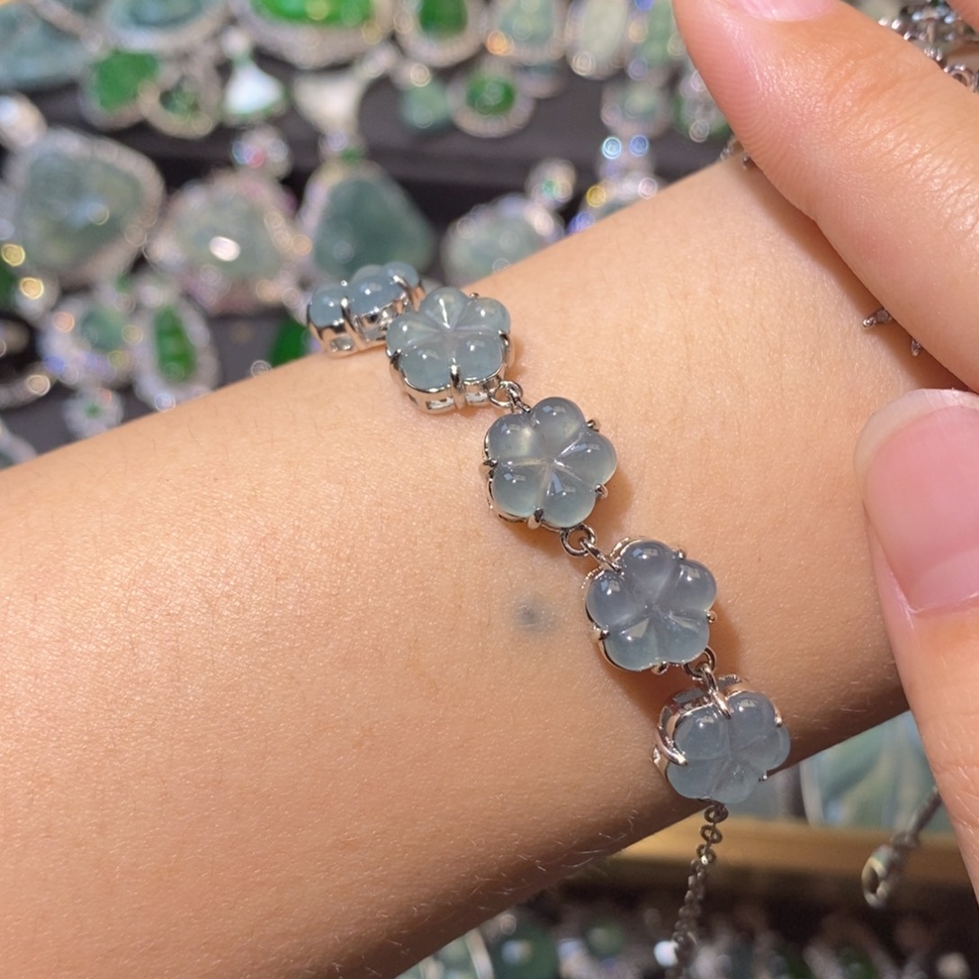 翡翠未镶嵌颈饰天然