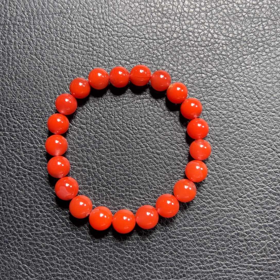 南红玛瑙8➕大黑洞单圈未镶嵌