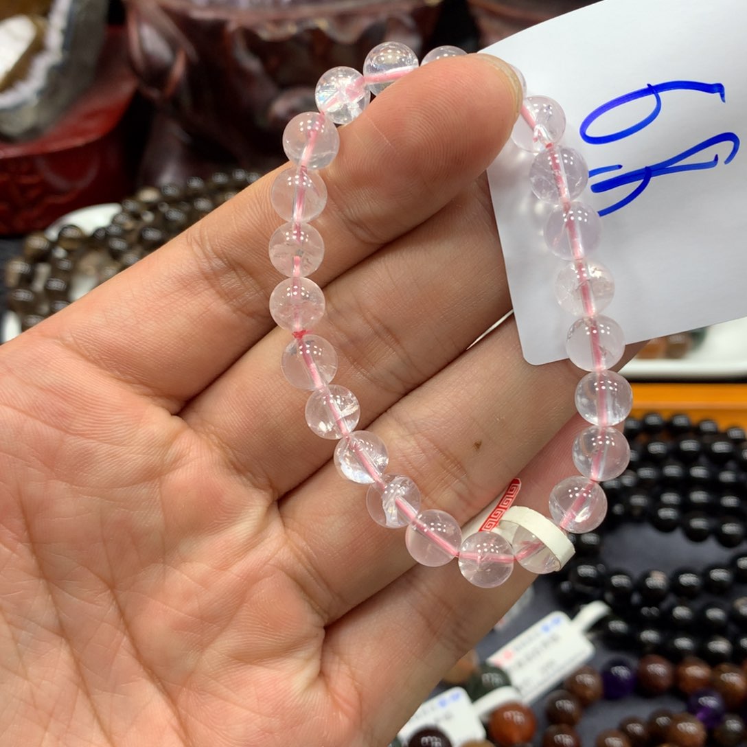 水晶手串未镶嵌天然