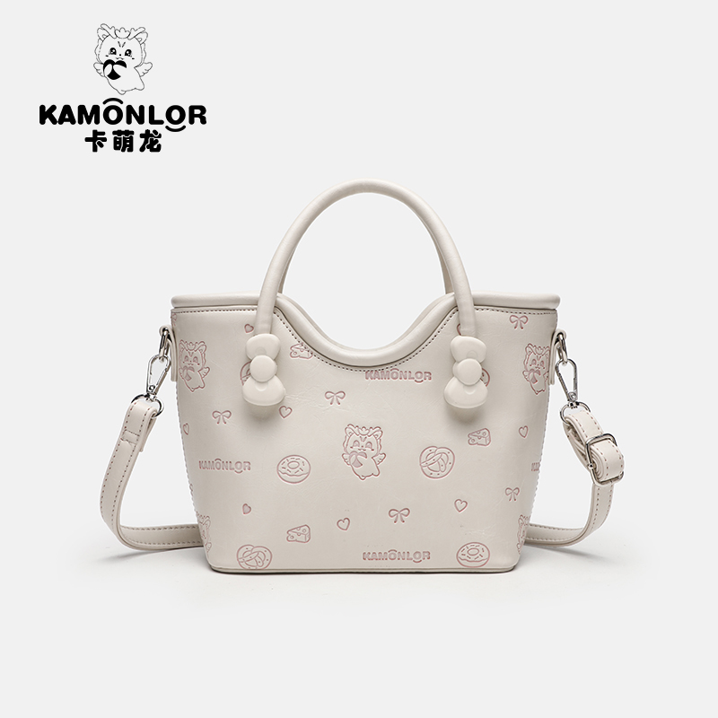 【KAMONOR】卡萌龙2025新款简约斜挎包百搭女士单肩手提通勤菜篮子