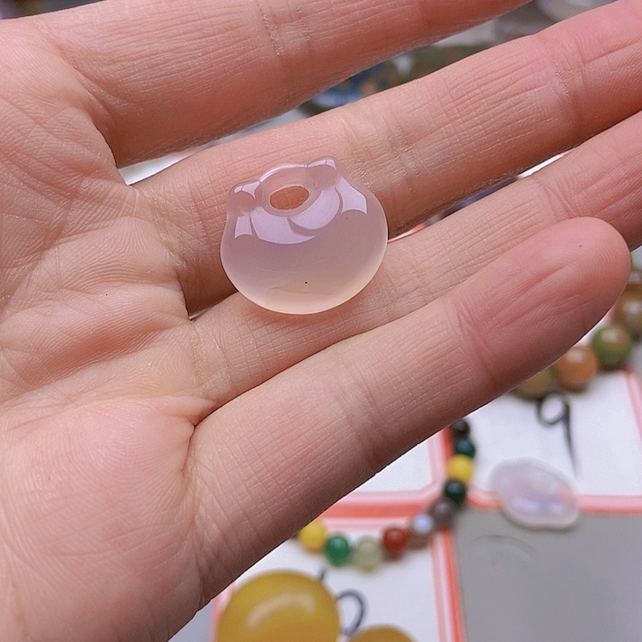 【闪购商品】未镶嵌玛瑙/玉髓珠宝半成品小***麻