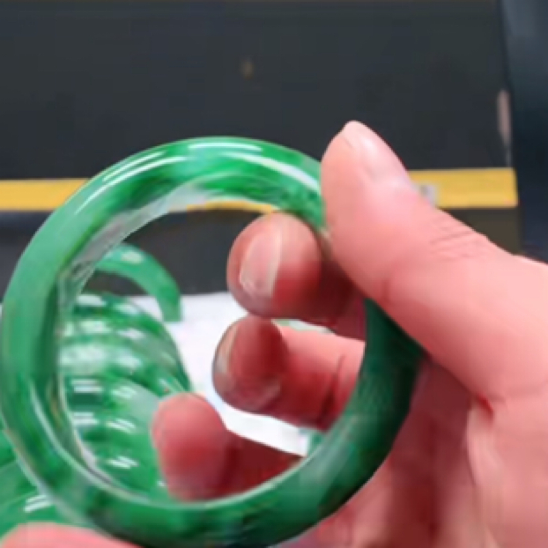 （天亿严选）冰飘花天然非洲翠-手镯