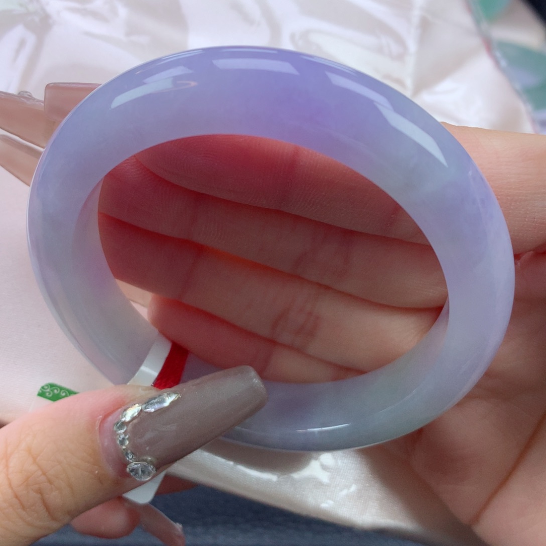 翡翠手镯未镶嵌54.5正圈