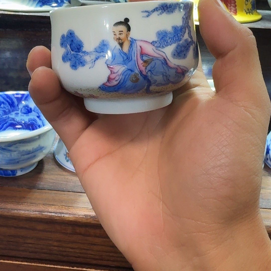 瓷片荼**语当代景德镇陶瓷手绘茶具