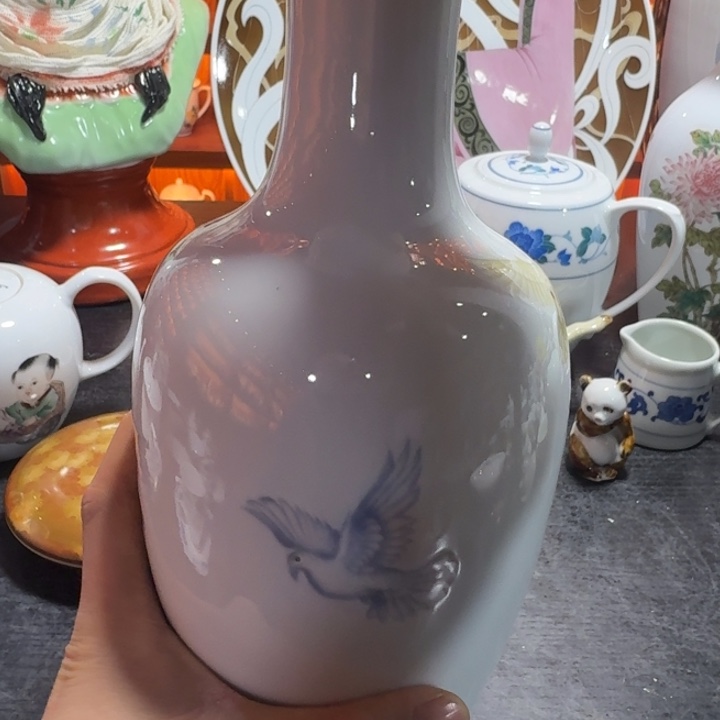 天***轮摆件陶景德镇陶瓷艺术